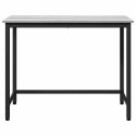 STÓŁ SZARY SONOMA 80X50X76,5CM DREWNO INŻYNIERYJNE I STAL