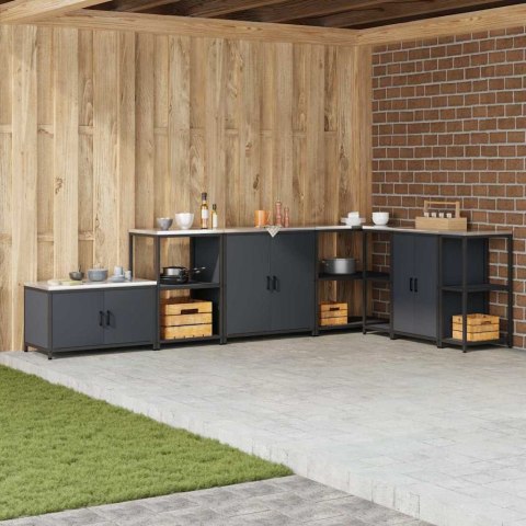 SZAFKA KUCHENNA ANTRACYT 60X50X92CM STAL