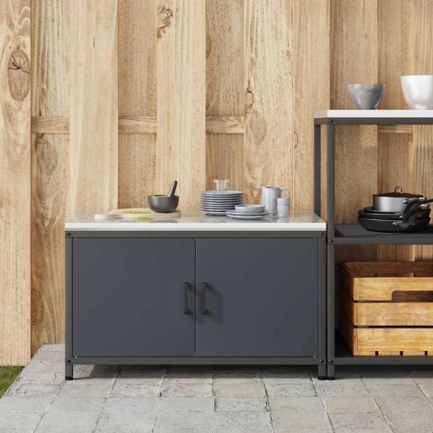 SZAFKA KUCHENNA ANTRACYT 60X50X92CM STAL