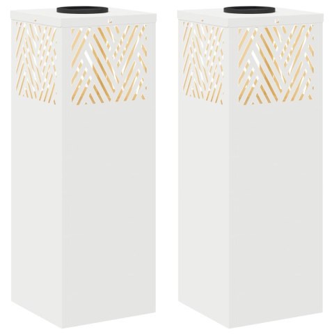 SŁONECZNA LED LAMPA NA ŚCIEŻKĘ 2 PCS BIAŁY