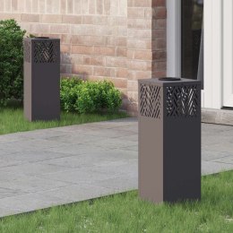 SŁONECZNA LED LAMPA NA ŚCIEŻKĘ 2 PCS CZARNY