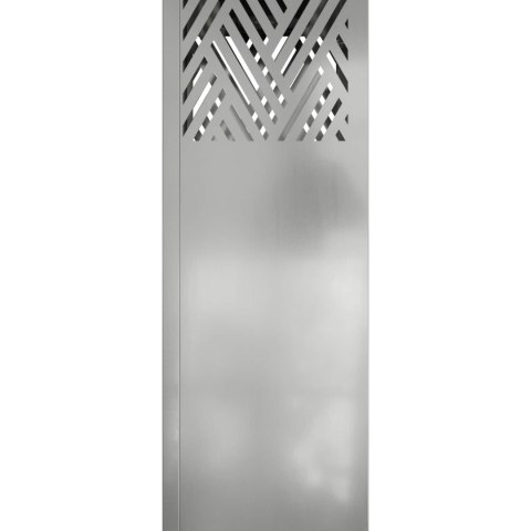 SŁONECZNA LED LAMPA NA ŚCIEŻKĘ 2 PCS SREBRNY GALWANIZOWANY