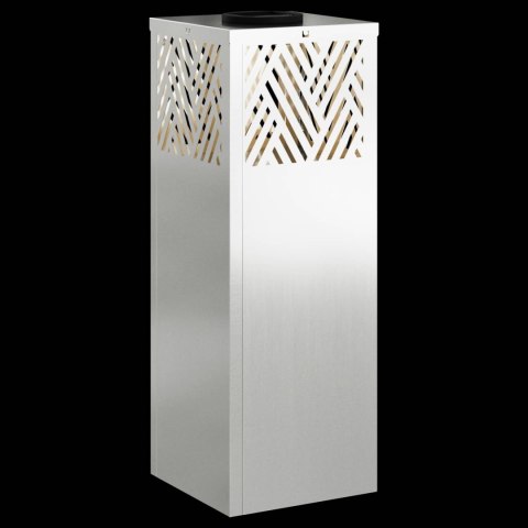 SŁONECZNA LED LAMPA NA ŚCIEŻKĘ 2 PCS SREBRNY GALWANIZOWANY