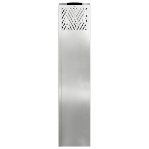 SŁONECZNA LED LAMPA NA ŚCIEŻKĘ 2 PCS SREBRNY GALWANIZOWANY