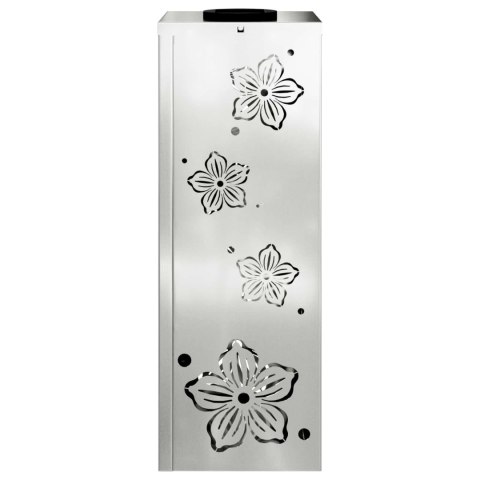 SŁONECZNA LED LAMPA NA ŚCIEŻKĘ 2 PCS SREBRNY GALWANIZOWANY