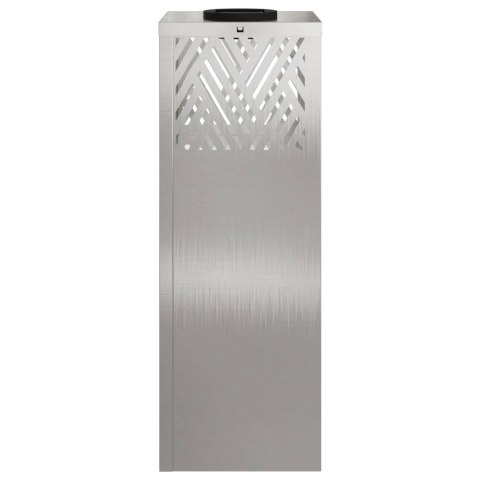 SŁONECZNA LED LAMPA NA ŚCIEŻKĘ 2 PCS SREBRNY STAL NIERDZEWNA