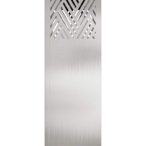 SŁONECZNA LED LAMPA NA ŚCIEŻKĘ 2 PCS SREBRNY STAL NIERDZEWNA