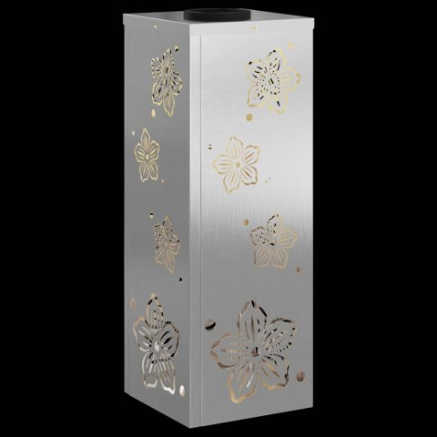 SŁONECZNA LED LAMPA NA ŚCIEŻKĘ 2 PCS SREBRNY STAL NIERDZEWNA