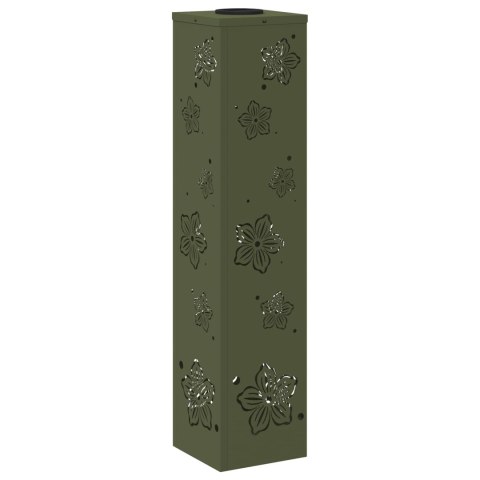 SŁONECZNA LED LAMPA NA ŚCIEŻKĘ 2 PCS ZIELONY OLIWKOWY