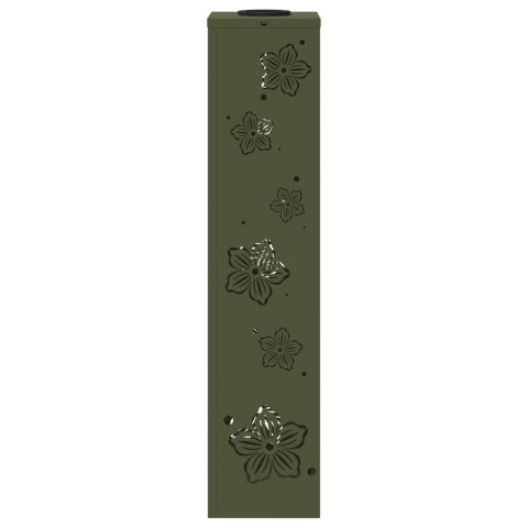 SŁONECZNA LED LAMPA NA ŚCIEŻKĘ 2 PCS ZIELONY OLIWKOWY