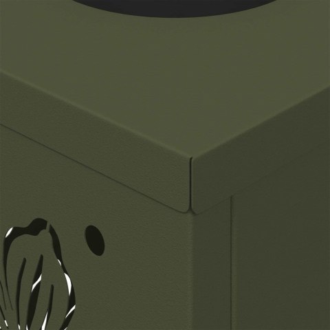 SŁONECZNA LED LAMPA NA ŚCIEŻKĘ 2 PCS ZIELONY OLIWKOWY