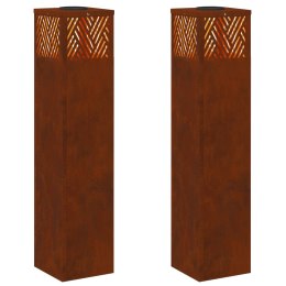 SŁONECZNA LED LAMPA NA ŚCIEŻKĘ 2 PCS KOLOR BRONZU