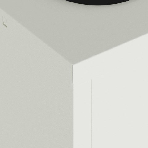 LAMPY SOLARNE OGRODOWE 2 SZTUKI SŁUPKI STALOWE 80CM BIAŁE CIEPŁA BIEL LED