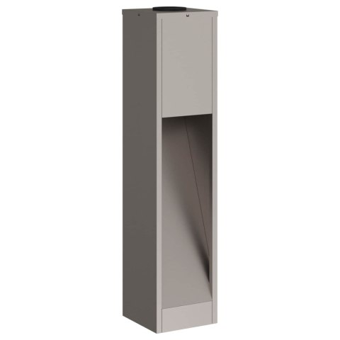 LAMPY SOLARNE OGRODOWE 2 SZTUKI SŁUPKI STALOWE RDZAWE LOFT CIEPŁA BIEL LED