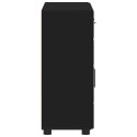 SZAFKA KOMODA CZARNY 88,5X30,5X73CM