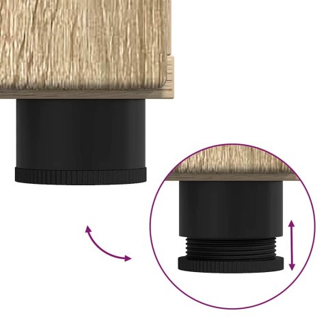 SZAFKA KOMODA DĄB SONOMA 55,5X29X103CM