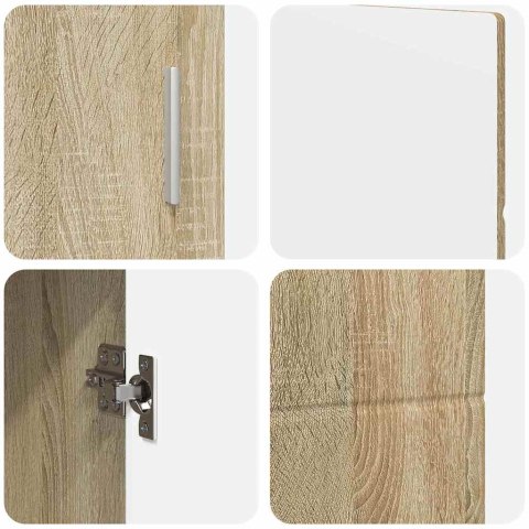 SZAFKA KOMODA DĄB SONOMA 88,5X30,5X55,5CM
