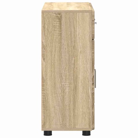 SZAFKA KOMODA DĄB SONOMA 88,5X30,5X73CM