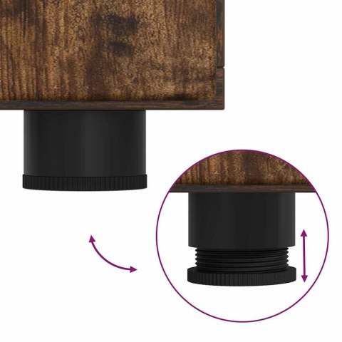 SZAFKA KOMODA DĄB WĘDZONY 88,5X30,5X55,5CM