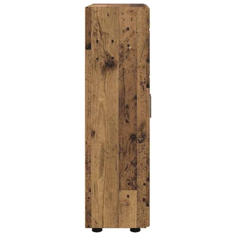 SZAFKA KOMODA STARE DREWNO 55,5X29X103CM