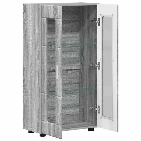 SZAFKA KOMODA SZARY SONOMA 55,5X29X103CM