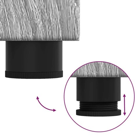 SZAFKA KOMODA SZARY SONOMA 55,5X29X103CM