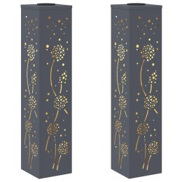 SŁONECZNA LED LAMPA NA ŚCIEŻKĘ 2 PCS ANTRACYT