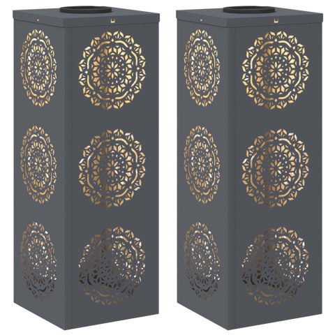 SŁONECZNA LED LAMPA NA ŚCIEŻKĘ 2 PCS ANTRACYT