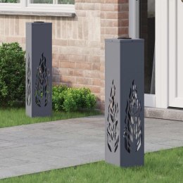 SŁONECZNA LED LAMPA NA ŚCIEŻKĘ 2 PCS ANTRACYT