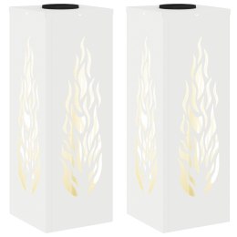 SŁONECZNA LED LAMPA NA ŚCIEŻKĘ 2 PCS BIAŁY