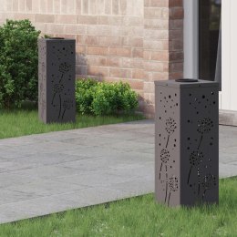 SŁONECZNA LED LAMPA NA ŚCIEŻKĘ 2 PCS CZARNY