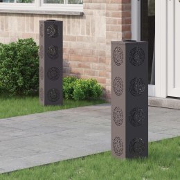 SŁONECZNA LED LAMPA NA ŚCIEŻKĘ 2 PCS CZARNY