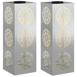 SŁONECZNA LED LAMPA NA ŚCIEŻKĘ 2 PCS GALWANIZOWANY