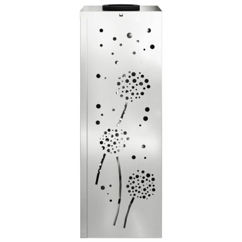 SŁONECZNA LED LAMPA NA ŚCIEŻKĘ 2 PCS SREBRNY GALWANIZOWANY