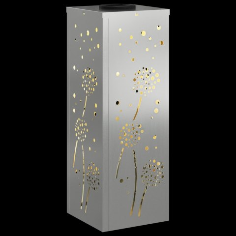 SŁONECZNA LED LAMPA NA ŚCIEŻKĘ 2 PCS SREBRNY GALWANIZOWANY