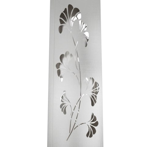 SŁONECZNA LED LAMPA NA ŚCIEŻKĘ 2 PCS SREBRNY STAL NIERDZEWNA