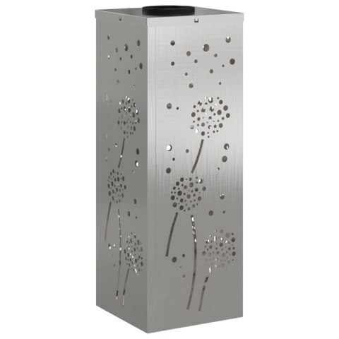 SŁONECZNA LED LAMPA NA ŚCIEŻKĘ 2 PCS SREBRNY STAL NIERDZEWNA