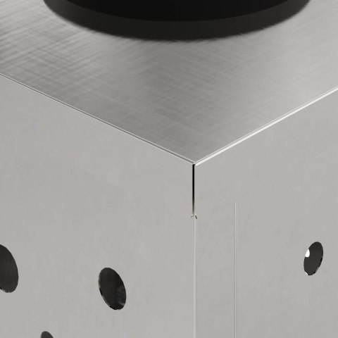 SŁONECZNA LED LAMPA NA ŚCIEŻKĘ 2 PCS SREBRNY STAL NIERDZEWNA