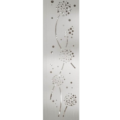 SŁONECZNA LED LAMPA NA ŚCIEŻKĘ 2 PCS SREBRNY STAL NIERDZEWNA