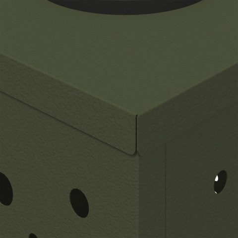 SŁONECZNA LED LAMPA NA ŚCIEŻKĘ 2 PCS ZIELONY OLIWKOWY