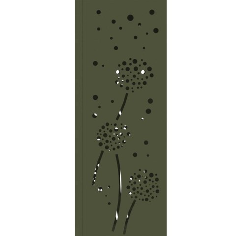 SŁONECZNA LED LAMPA NA ŚCIEŻKĘ 2 PCS ZIELONY OLIWKOWY