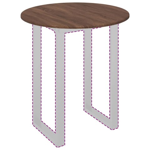 BLAT STOŁU BRĄZOWY DĄB 70X70X1,5CM