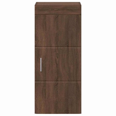 SZAFKA ŚCIENNA ŁAZIENKOWA TULUM BRĄZOWY DĄB 37X 24,5X 86CM