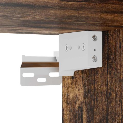 SZAFKA ŚCIENNA ŁAZIENKOWA TULUM DĄB WĘDZONY 37X 24,5X 86CM