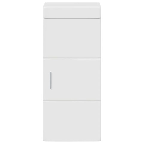 SZAFKA ŚCIENNA ŁAZIENKOWA Z PÓŁKĄ TULUM POŁYSK BIAŁY