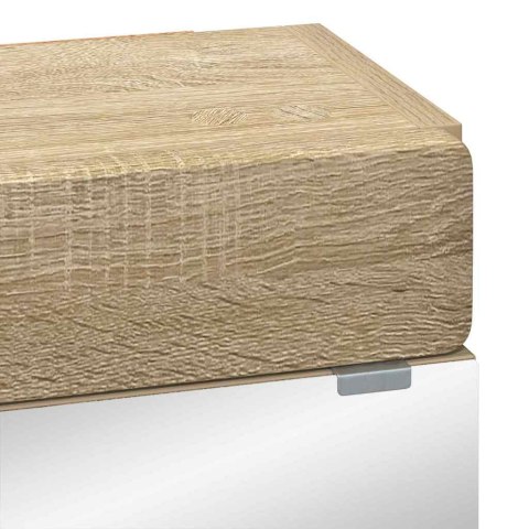 SZAFKA Z LUSTREM DO ŁAZIENKI TULUM DĄB SONOMA 60X 16,5X 78CM