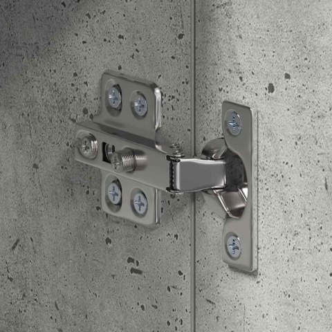 SZAFKA Z LUSTREM DO ŁAZIENKI Z PÓŁKĄ TULUM BETONOWY SZARY