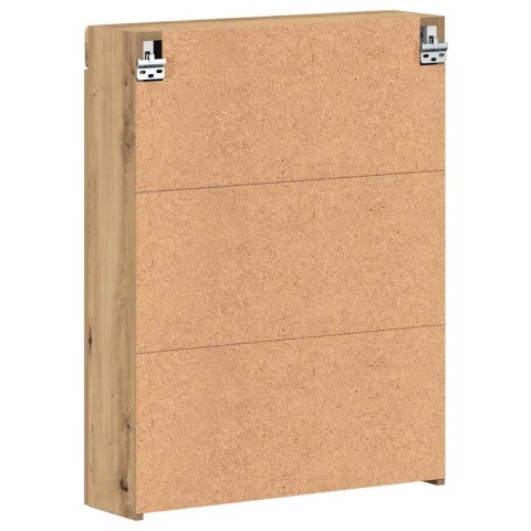 SZAFKA Z LUSTREM DO ŁAZIENKI Z PÓŁKĄ TULUM DĄB RZEMIEŚLNICZY