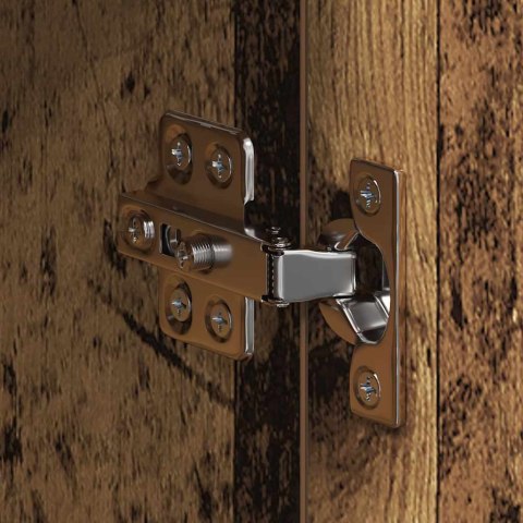 SZAFKA Z LUSTREM DO ŁAZIENKI Z PÓŁKĄ TULUM STARE DREWNO