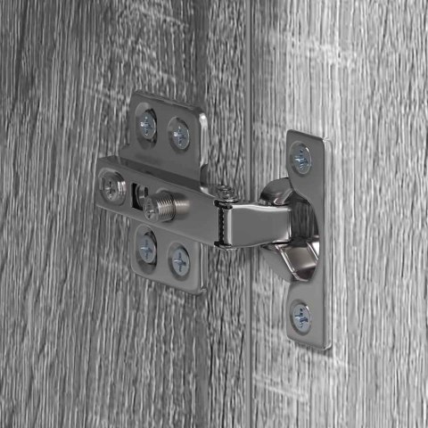 SZAFKA Z LUSTREM DO ŁAZIENKI Z PÓŁKĄ TULUM SZARY SONOMA